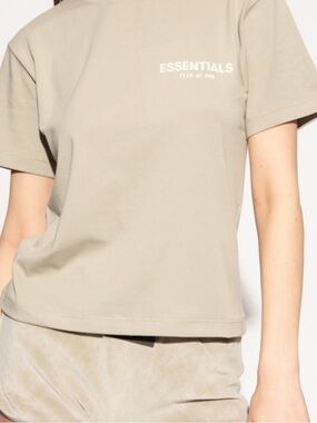 NWT Fear of God Essentials Logo Short Sleeve Tee